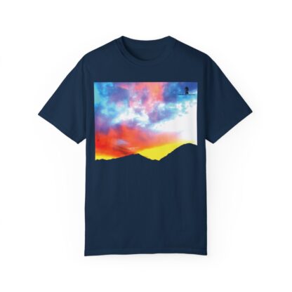 Grateful Sky - 3D Lettered - Unisex Garment-Dyed T-shirt - Image 67