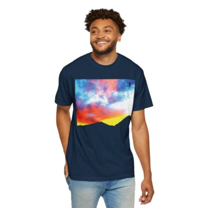 Grateful Sky - 3D Lettered - Unisex Garment-Dyed T-shirt - Image 75