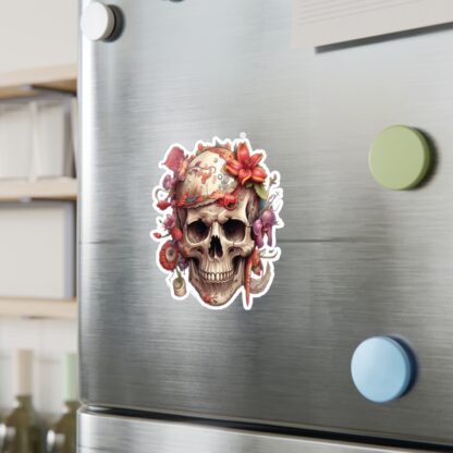 Sugar Magnolia Groove Skull -  Kiss-Cut Vinyl Decals - Image 9