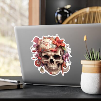 Sugar Magnolia Groove Skull -  Kiss-Cut Vinyl Decals - Image 16