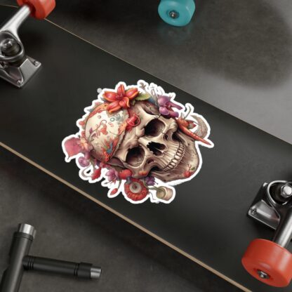 Sugar Magnolia Groove Skull -  Kiss-Cut Vinyl Decals - Image 18