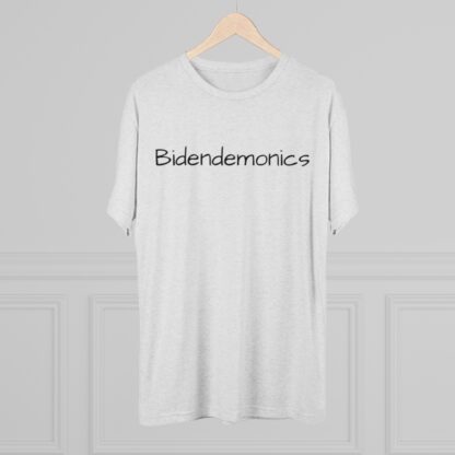 Bidendemonics - Unisex Tri-Blend Crew Tee - Image 4