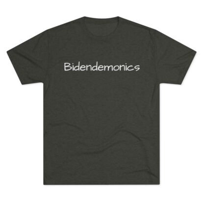 Bidendemonics - Unisex Tri-Blend Crew Tee - Image 9