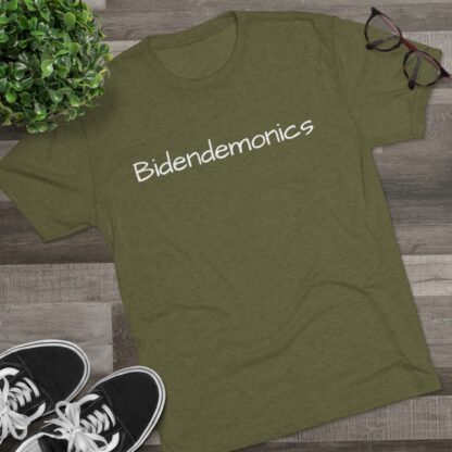 Bidendemonics - Unisex Tri-Blend Crew Tee - Image 15