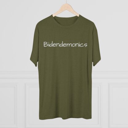 Bidendemonics - Unisex Tri-Blend Crew Tee - Image 16