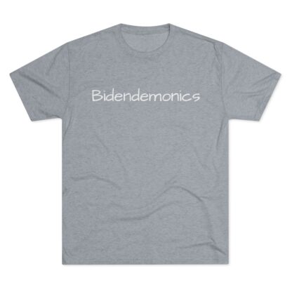 Bidendemonics - Unisex Tri-Blend Crew Tee - Image 25