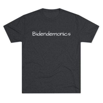 Bidendemonics - Unisex Tri-Blend Crew Tee - Image 5