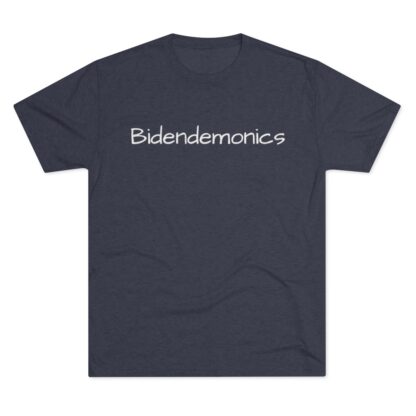 Bidendemonics - Unisex Tri-Blend Crew Tee - Image 21