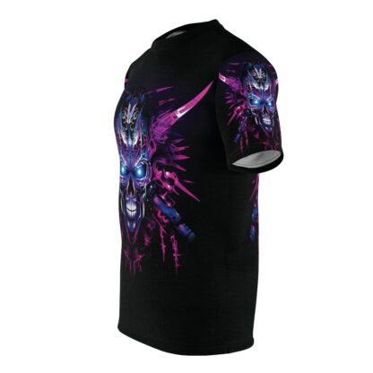 T6 - NEON Collection - Unisex Cut & Sew Tee (AOP) - Ai Artist E2D - NEON - Image 3