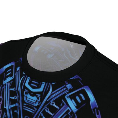 T5 - NEON Collection - Unisex Cut & Sew Tee (AOP) - Ai Artist E2D - NEON - Image 7