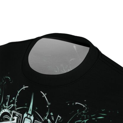 T4 - NEON Collection - Unisex Cut & Sew Tee (AOP) - Ai Artist E2D - NEON - Image 7