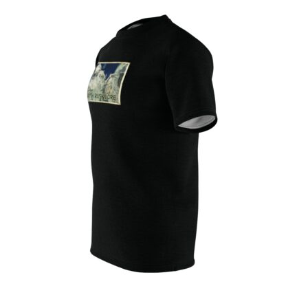 Myth Rushmore- Cryptid Collection - Unisex Cut & Sew Tee (AOP) - Ai Artist E2D - Image 3