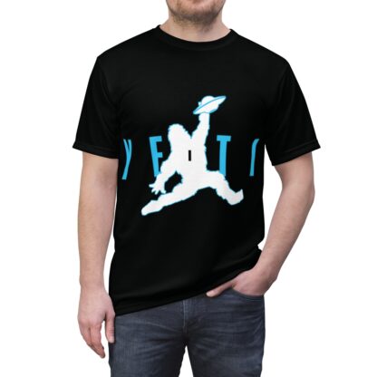 Air Yeti- Cryptid Collection - Unisex Cut & Sew Tee (AOP) - Ai Artist E2D