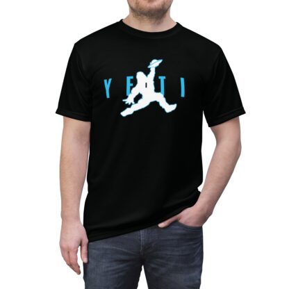 Air Yeti 0.5- Cryptid Collection - Unisex Cut & Sew Tee (AOP) - Ai Artist E2D