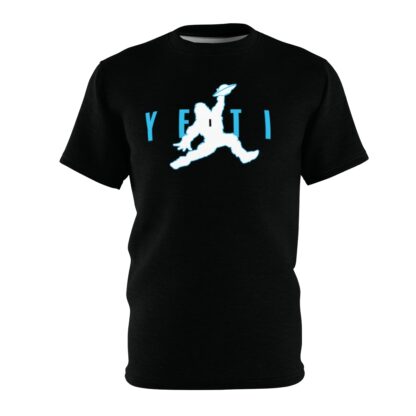 Air Yeti 0.5- Cryptid Collection - Unisex Cut & Sew Tee (AOP) - Ai Artist E2D - Image 2