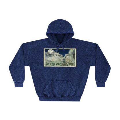 MYTH RUSHMORE - Unisex Mineral Wash Hoodie - Image 2