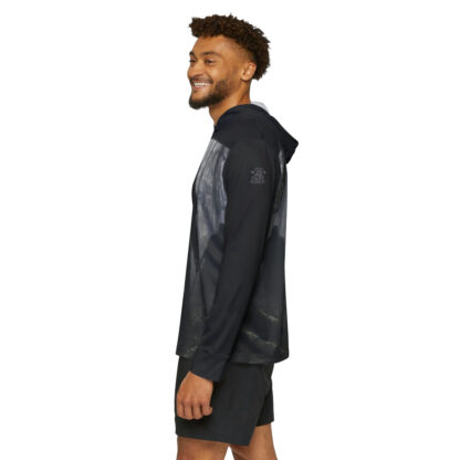 Deathly Forrest  –  Men's Sports Warmup Hoodie (AOP) - Image 5