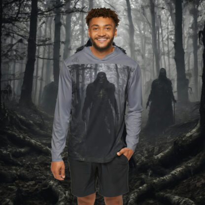 Deathly Forrest (Gray) – Men's Sports Warmup Hoodie (AOP)