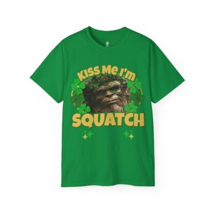 Kiss Me I'm Squatch - Unisex Ultra Cotton Tee - Image 2