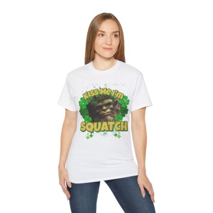 Kiss Me I'm Squatch - Unisex Ultra Cotton Tee - Image 12