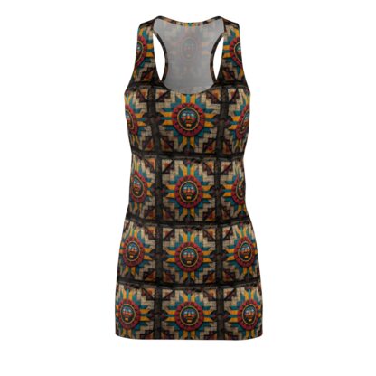 SUN GOD – Pueblo Princess Collection - Women's Cut & Sew Racerback Dress (AOP) - Image 2