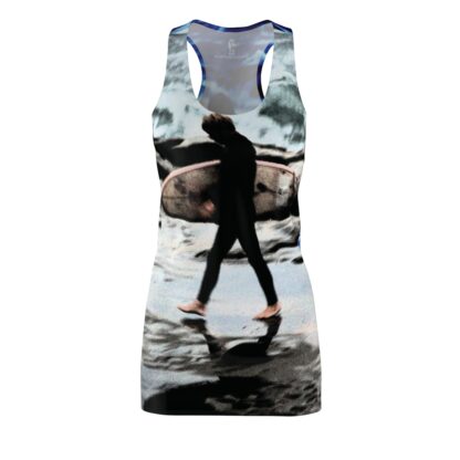 Surf Side Serene- Women's Cut & Sew Racerback Dress (AOP) - Photo Artist EnJ - Nature Collection - Image 2