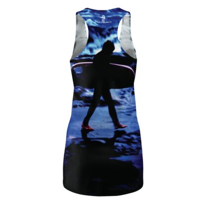 Surf Side Serene- Women's Cut & Sew Racerback Dress (AOP) - Photo Artist EnJ - Nature Collection - Image 3