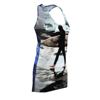 Surf Side Serene- Women's Cut & Sew Racerback Dress (AOP) - Photo Artist EnJ - Nature Collection - Image 4