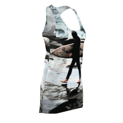 Surf Side Daybreak- Women's Cut & Sew Racerback Dress (AOP) - Photo Artist EnJ - Nature Collection - Image 4