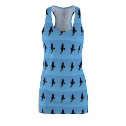 Birds Fly So High- Women's Cut & Sew Racerback Dress (AOP) - Photo Artist EnJ - Nature Collection - Image 2