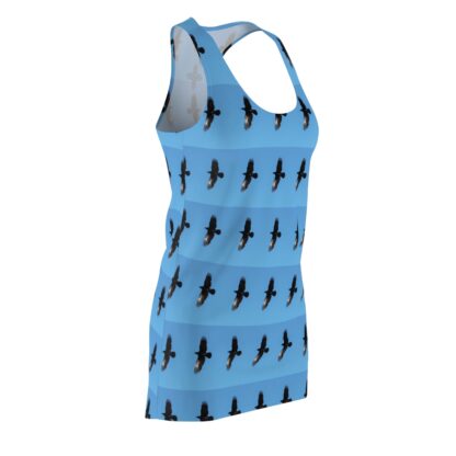 Birds Fly So High- Women's Cut & Sew Racerback Dress (AOP) - Photo Artist EnJ - Nature Collection - Image 4