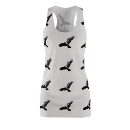 Birds in the Clouds- Women's Cut & Sew Racerback Dress (AOP) - Photo Artist EnJ - Nature Collection - Image 2