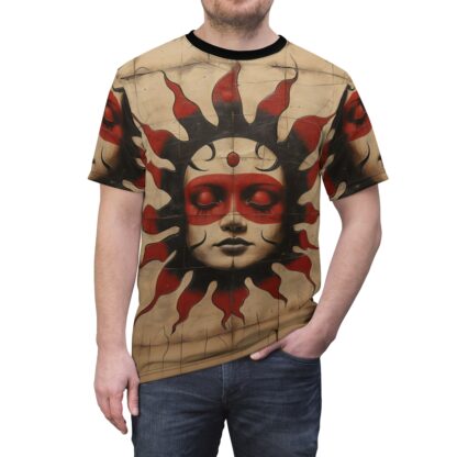 Ayala - Pueblo Princess Tees Collection - Unisex Cut & Sew Tee (AOP) Ai Artist E2D - Image 5