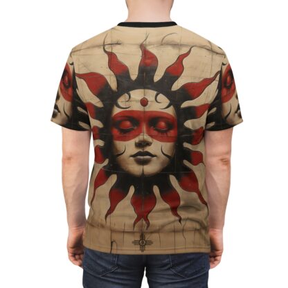 Ayala - Pueblo Princess Tees Collection - Unisex Cut & Sew Tee (AOP) Ai Artist E2D - Image 6