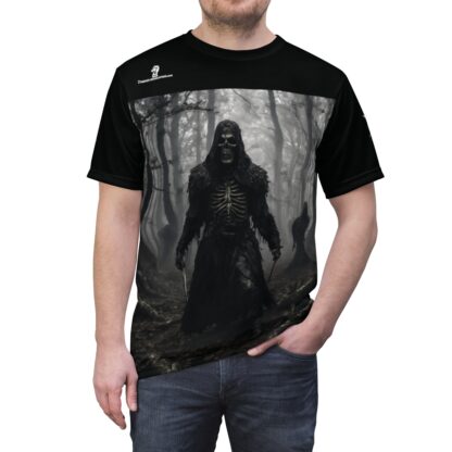 Deathly Forrest - Unisex Cut & Sew Tee (AOP) - Ai Artist E2D - Image 5