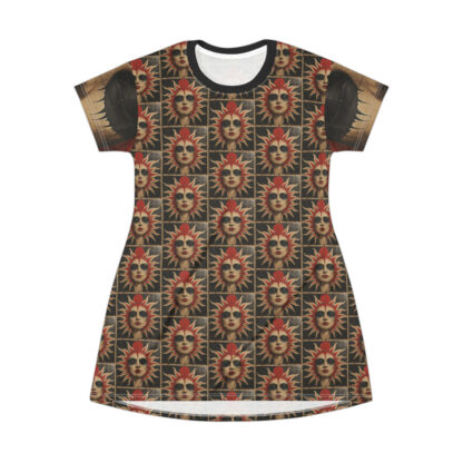 Kayaatsumi – Pueblo Princess Collection Tees - Women's Cut & Sew Racerback Dress (AOP) - Image 2