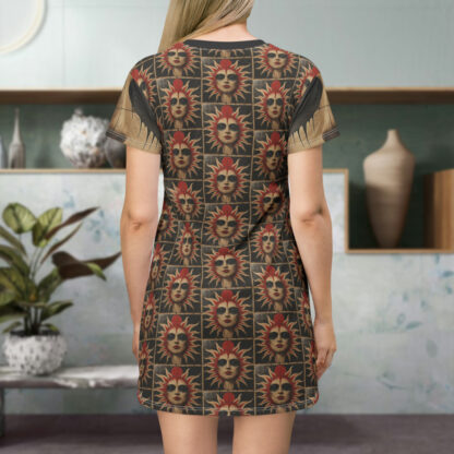 Kayaatsumi – Pueblo Princess Collection Tees - Women's Cut & Sew Racerback Dress (AOP) - Image 3