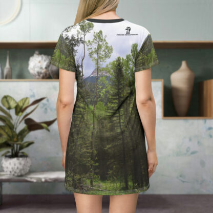 Nurtured Nature - T-Shirt Dress (AOP) - Photo Artist EnJ - Nature Collection - Image 3