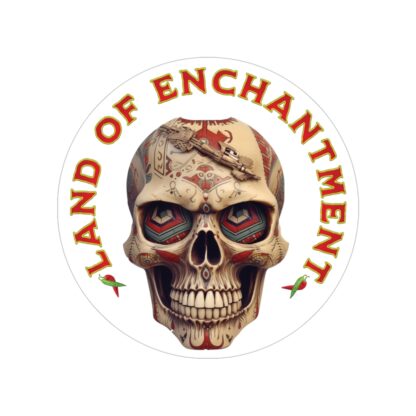 Land of Enchantment - Transparent Outdoor Stickers, Round, 1pcs - Image 4