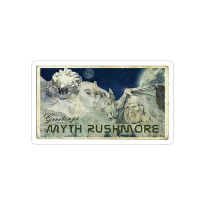 Myth Rushmore - Transparent Outdoor Stickers, Die-Cut, 1pcs - Image 4