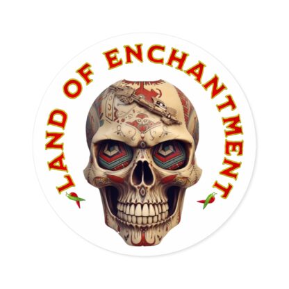 Land of Enchantment -  Round Stickers, Indoor Outdoor - Image 7