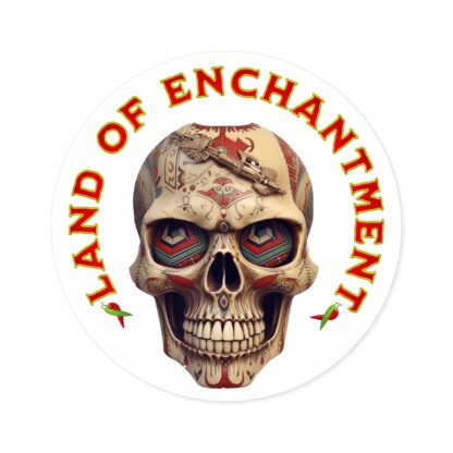 Land of Enchantment -  Round Stickers, Indoor Outdoor - Image 4