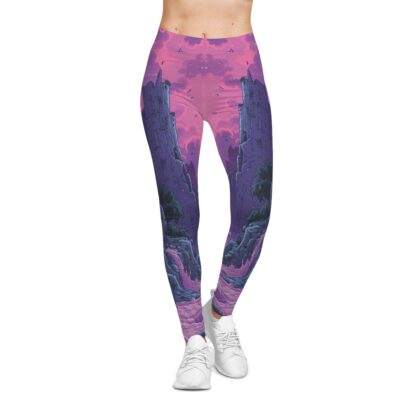 Twilight Cliffs – Women's Casual Leggings (AOP) - Image 3