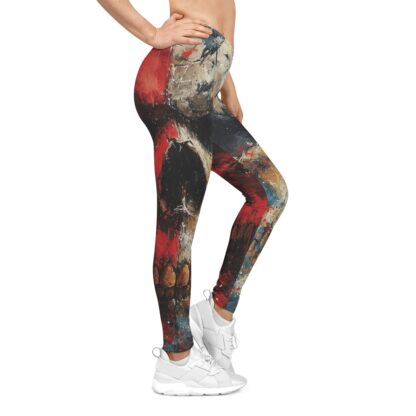 Whether running errands, hitting the gym, or enjoying a laid-back day, the "American Woman" leggings empower you to express your individuality. Embrace the spirit of freedom and stand out with a bold fashion statement that reflects your love for red, white, and blue.