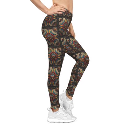 SUN GOD – Pueblo Princess Collection – Women's Casual Leggings (AOP)