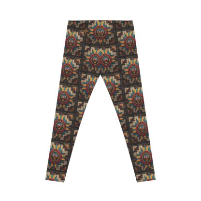 SUN GOD – Pueblo Princess Collection – Women's Casual Leggings (AOP) - Image 2