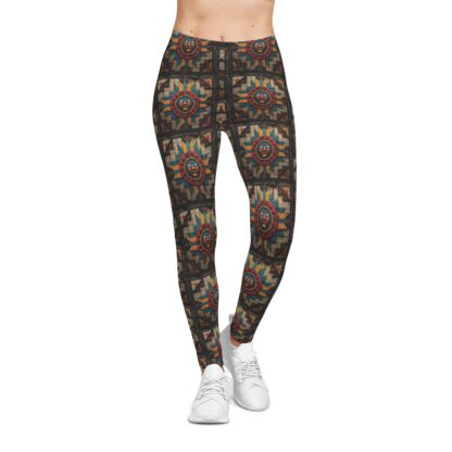 SUN GOD – Pueblo Princess Collection – Women's Casual Leggings (AOP) - Image 3