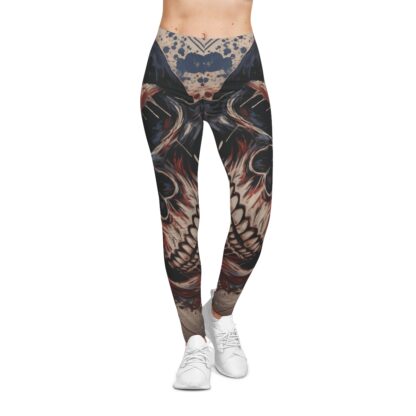 AMERICAN WOMAN 3 – Women’s Casual Leggings (AOP) - Image 3