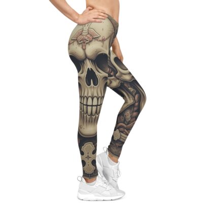 Knight – Skulls Collection – Women's Casual Leggings (AOP)