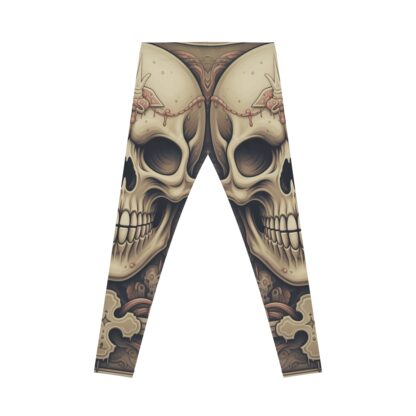 Knight – Skulls Collection – Women's Casual Leggings (AOP) - Image 2